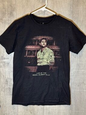 Niall Horan Men's Unisex Shirt Size Medium Black Concert Tour Royal Albert Hall